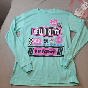 Hello Kitty Tokyo Speed Shirt Women's Size M Box Lunch Long Sleeve